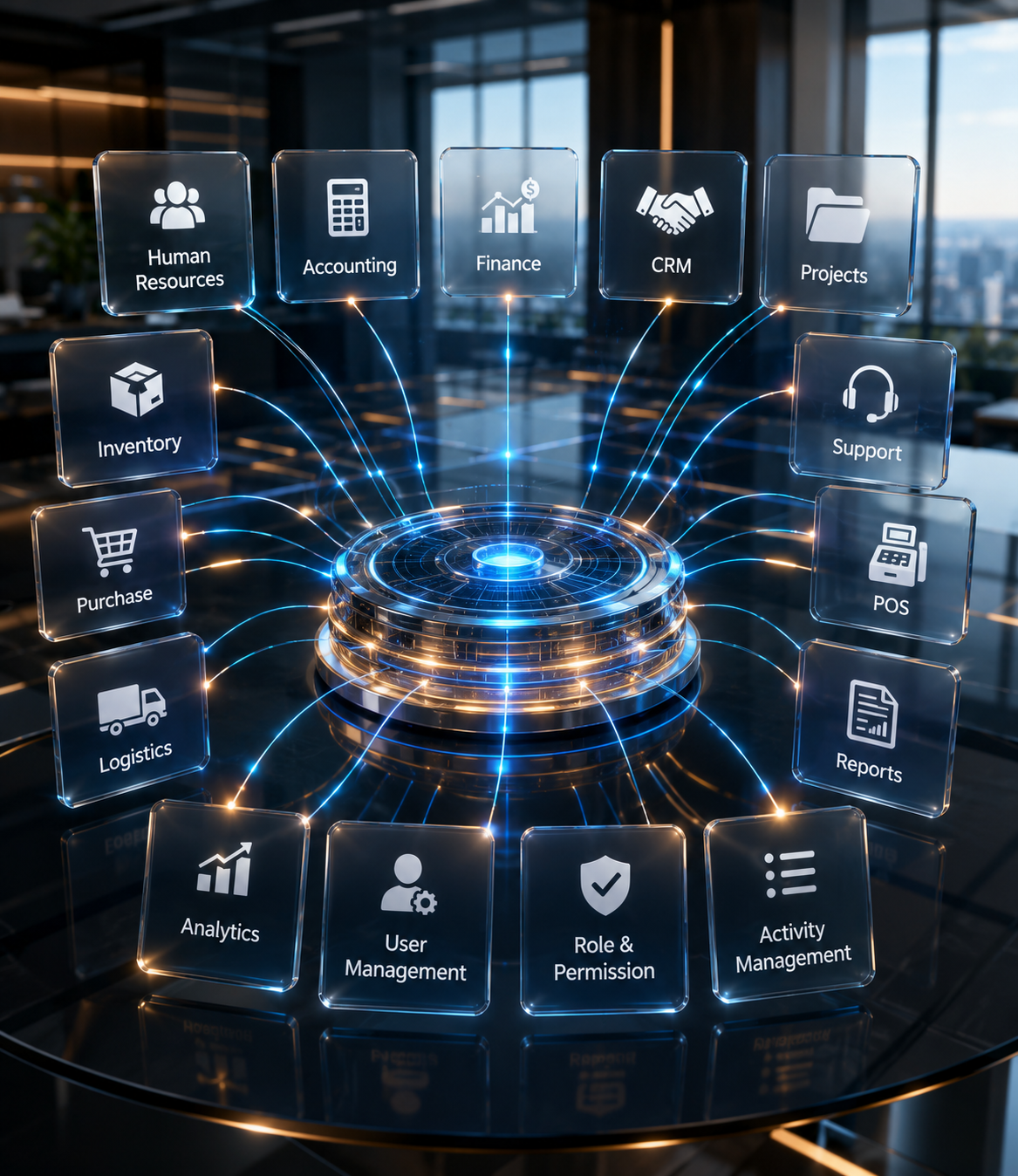NBS Business Management Platform centralized dashboard