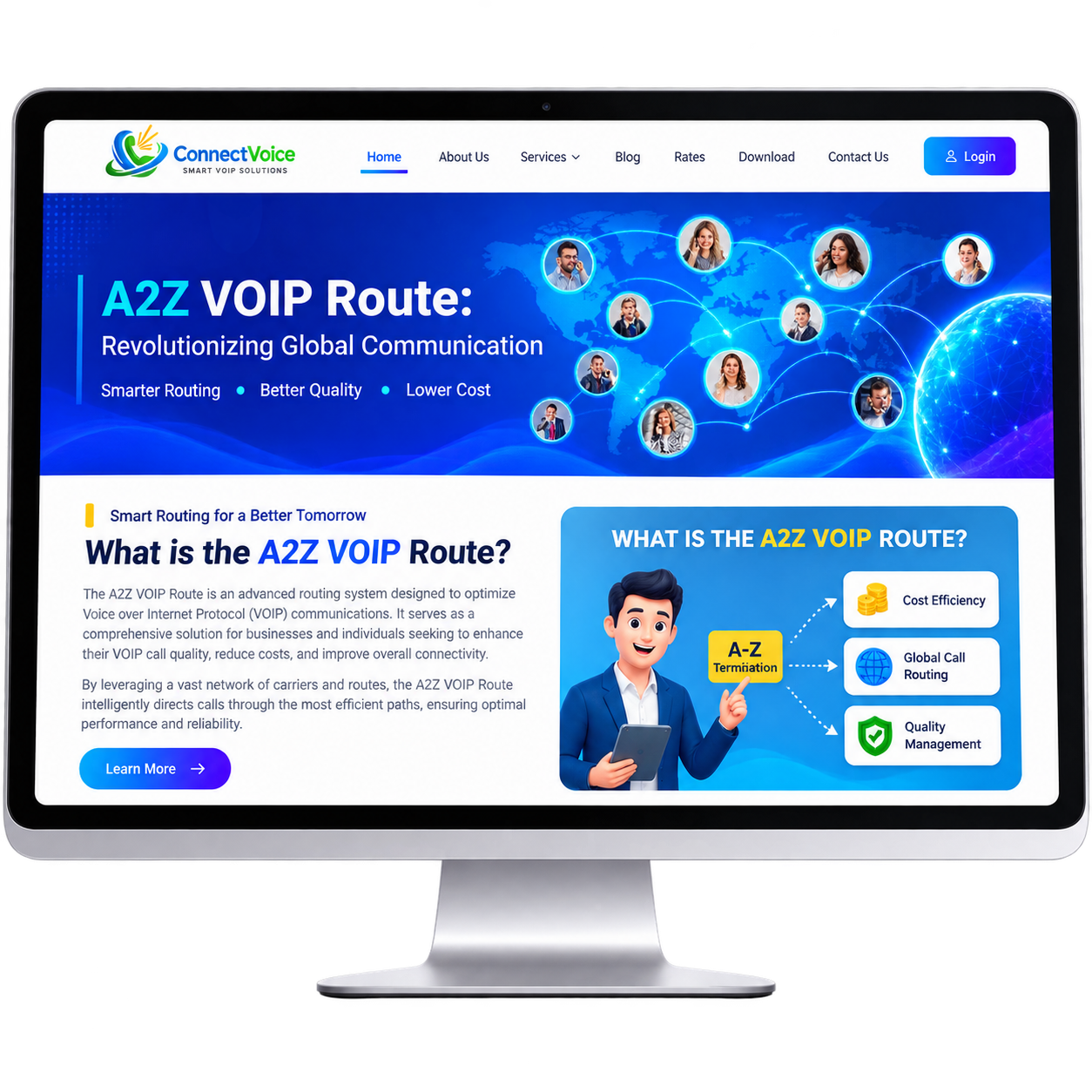 Desktop services page